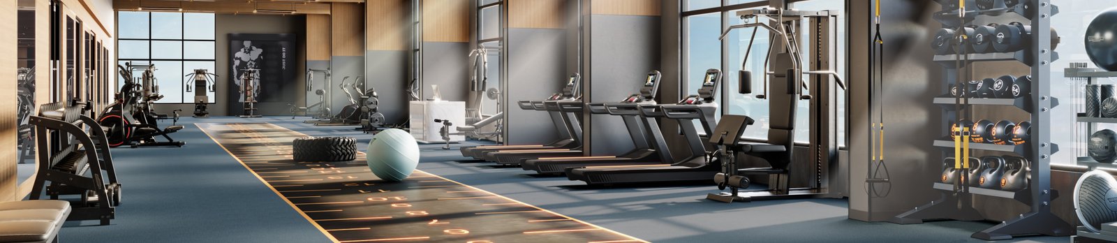 Fully Equipped Modern Gymnasium
